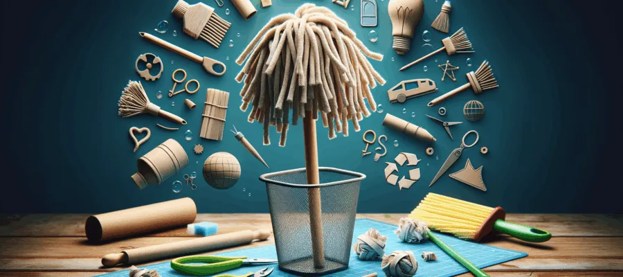 Nachhaltige DIY-Alternativen: Wischmopp aus recycelten Materialien selber machen