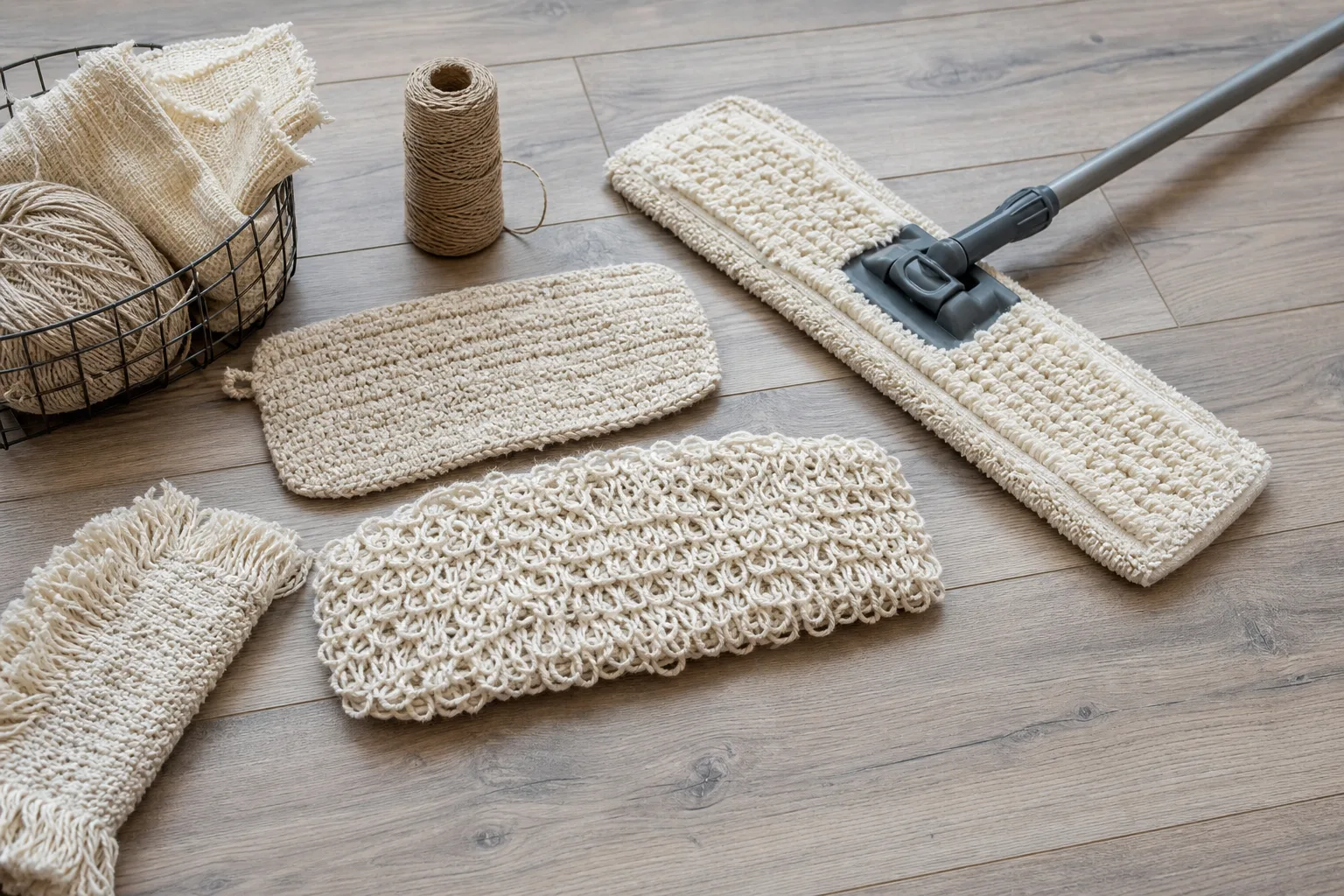 DIY-Ideen fuer umweltfreundliche Wischmopp-Bezuege aus Naturfasern