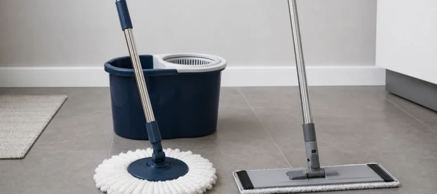 Spinnen-Wischmopp vs. Flachmopp – Wann lohnt sich welche Variante?