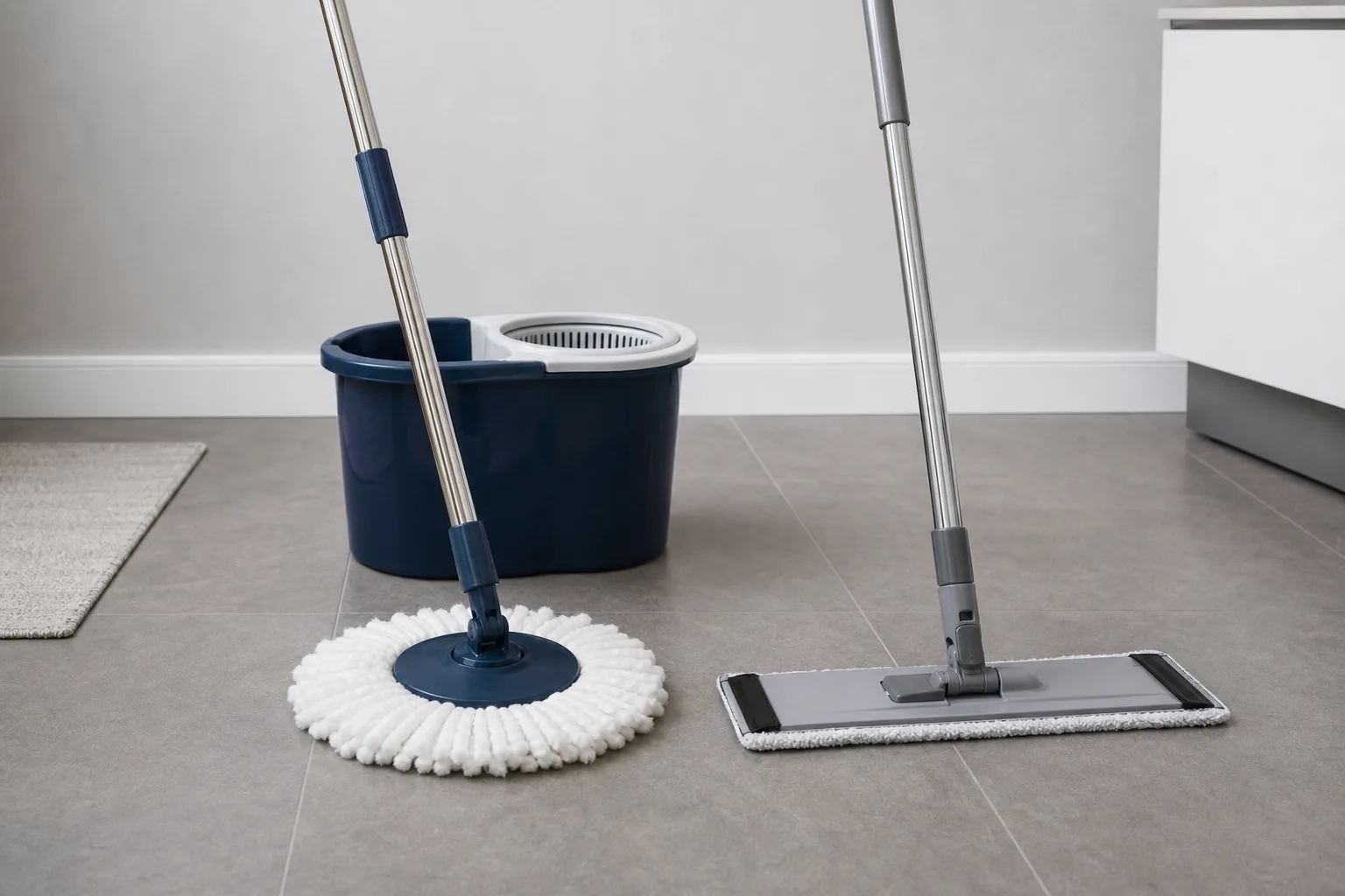 Spinnen-Wischmopp vs. Flachmopp – Wann lohnt sich welche Variante?